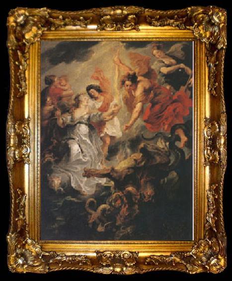 framed  Peter Paul Rubens The Queen